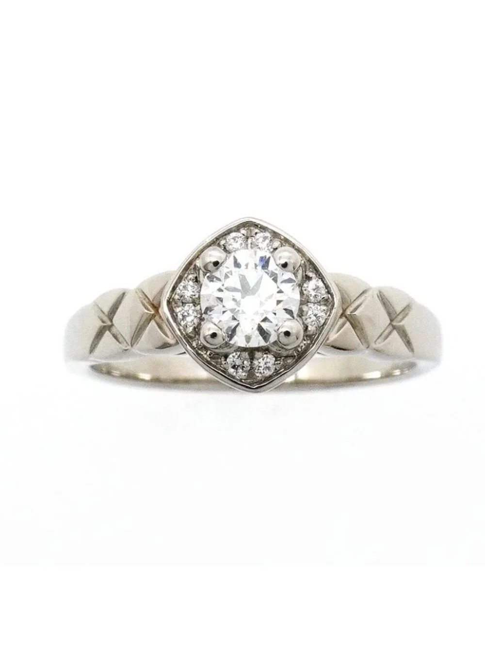 Chanel Ring Coco Crush Platinum Diamond